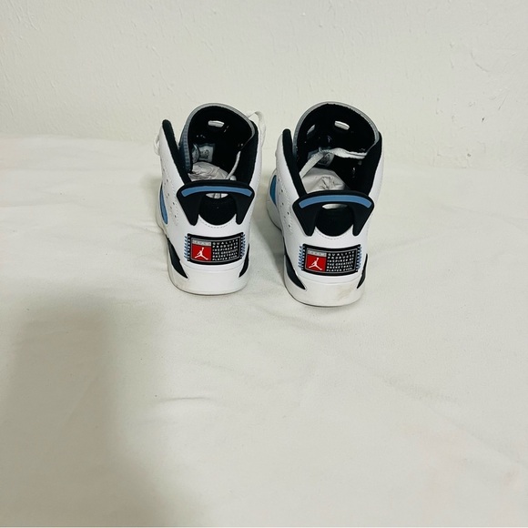 Nike Air Jordan 6 Retro University Blue PS Youth Sz 13c Sz 6 Jordan 23 Shirt EUC - Picture 4 of 12